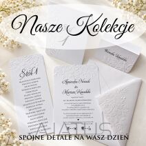 Kolekcje papeterii ślubnej