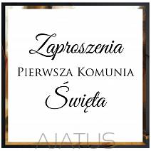 Zaproszenia Komunijne