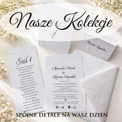 Kolekcje papeterii ślubnej