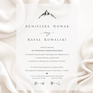 A5 ZAPROSZENIA GÓRY - 106 KALKA