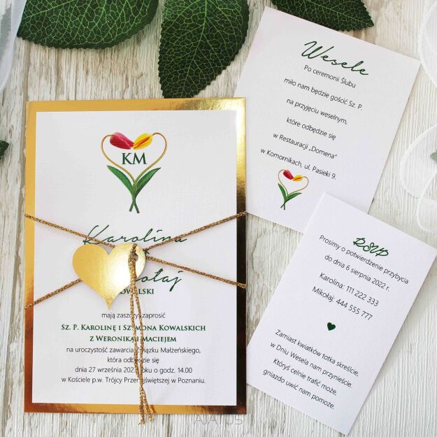 JKZ-A6 ZŁOTO-11 TULIPANY