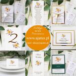 Winietki Seria POMARAŃCZOWA RÓŻA - 2