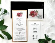 DL ZŁOTO KALKA KWIATY RÓŻ  - 6 - 3