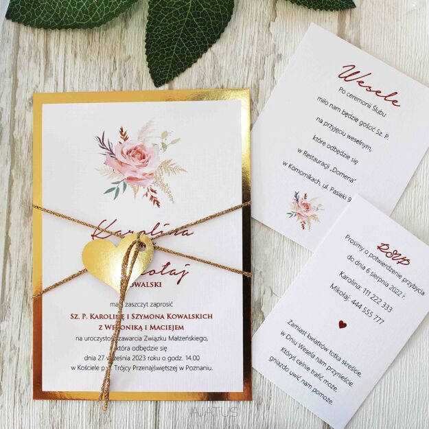 JKZ-A6 ZŁOTO-9 RÓŻA