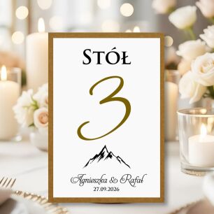 Numery Stołów GÓRY ECO