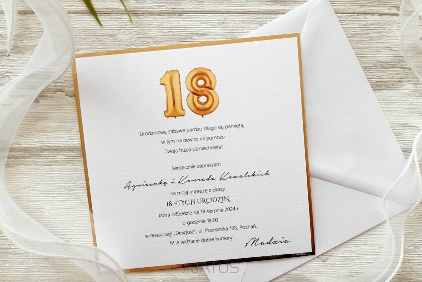 KW- URODZINY-18 ZŁOTO