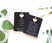 Zawieszki na alkohol GLAMOUR SREBRO SERCE 3D - 3