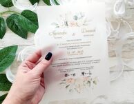 A5 ZAPROSZENIA RÓŻ KWIATY-85 KALKA - 2