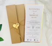 ZŁOTO-CIEMNY BEŻ OKŁADKA/ETUI DL - 3