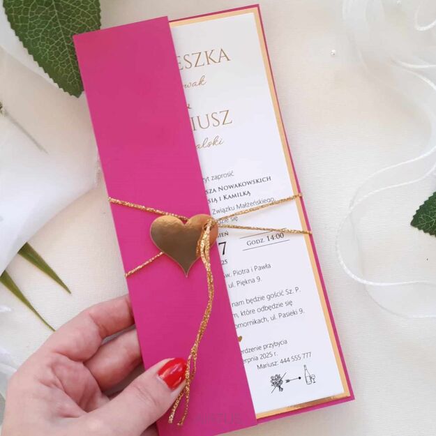 ZŁOTO-FUSJA AMARANT OKŁADKA/ETUI DL