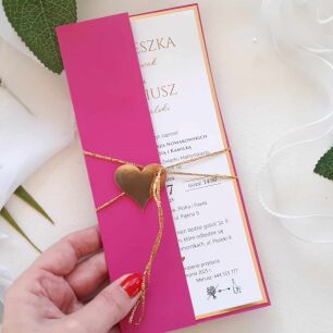 ZŁOTO-FUSJA AMARANT OKŁADKA/ETUI DL