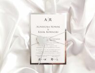 JKZ A6 SREBRO SREBRNY SZNUREK SERDUSZKO - 2