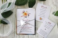 JKZ-A6 SREBRO -10 POMARAŃCZOWA RÓŻA - 2