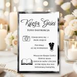 NAPIS KSIĘGA GOŚCI FOTO INDTRUKCJA KOLOR DO WYBORU - 2