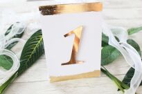 Numery Stołów ZŁOTO FOTO - 2