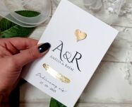 JKZ SK A6 ZŁOTE SERDUSZKO 3D INICJAŁY - 4