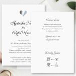 ZAPROSZENIA FORMAT B6 WZ10 SREBRNE SERCE 3D - 2