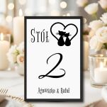 Numery Stołów KOTKI-3 - 2