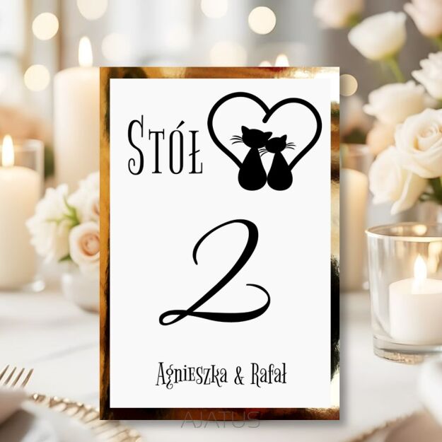 Numery Stołów KOTKI-3