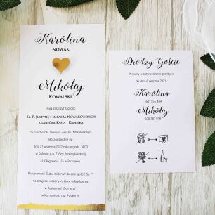 DL ZŁOTO SERDUSZKO 3D