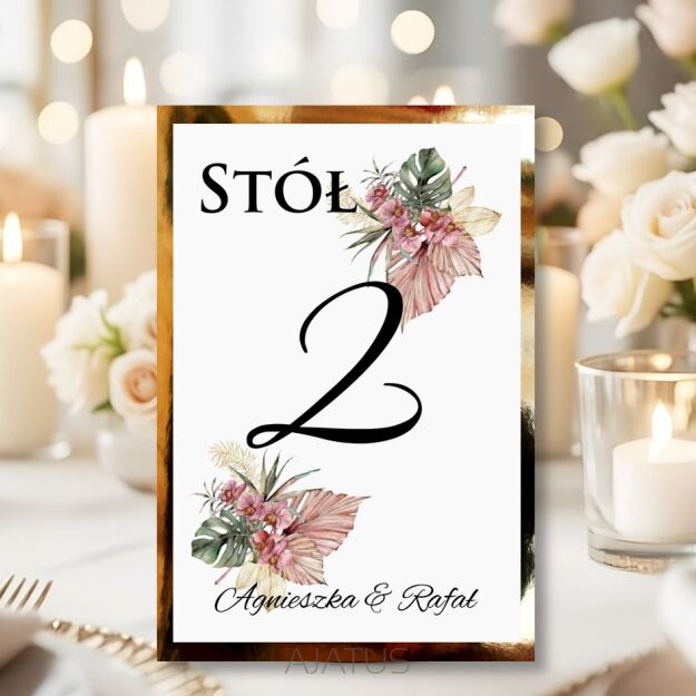 Numery Stołów MONSTERA STRORCZYK -16