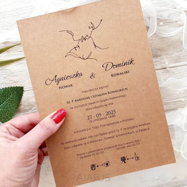 A5 ZAPROSZENIA -10 ECO PARA