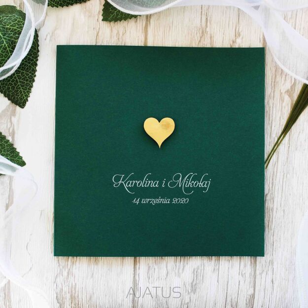 KW NW-17 ZŁOTE SERCE CIEMNA ZIELEŃ