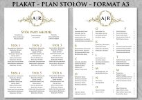 A5 ZAPROSZENIA ZŁOCENIE  ornament - 2 - 7