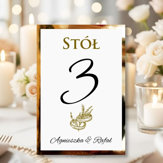 Numery Stołów KŁOS -70