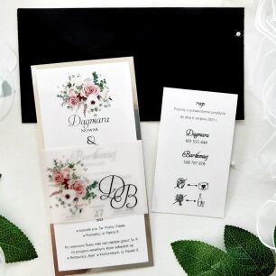 DL SREBRO KALKA KWIATY RÓŻ  - 8