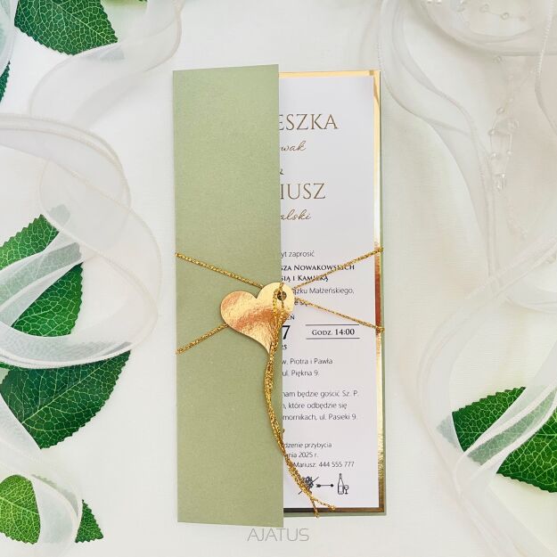 ZŁOTO-OLIWKA OKŁADKA/ETUI DL