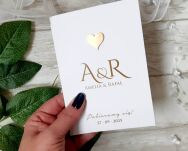 JKZ SK A6 ZŁOTE SERDUSZKO 3D INICJAŁY - 2