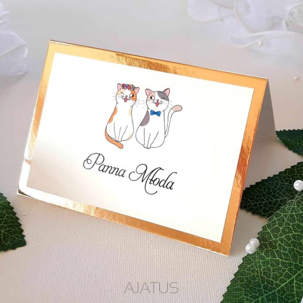 Winietki Seria ZŁOTA KOTKI