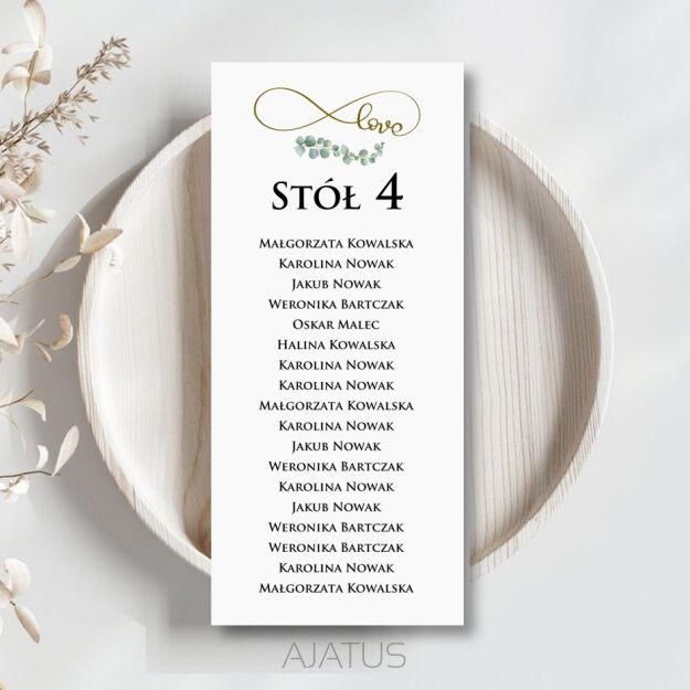 PLAN STOŁÓW ZŁOTO LOVE 2