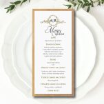 MENU ORNAMENT INICJAŁY ECO/ZŁOTO - 3