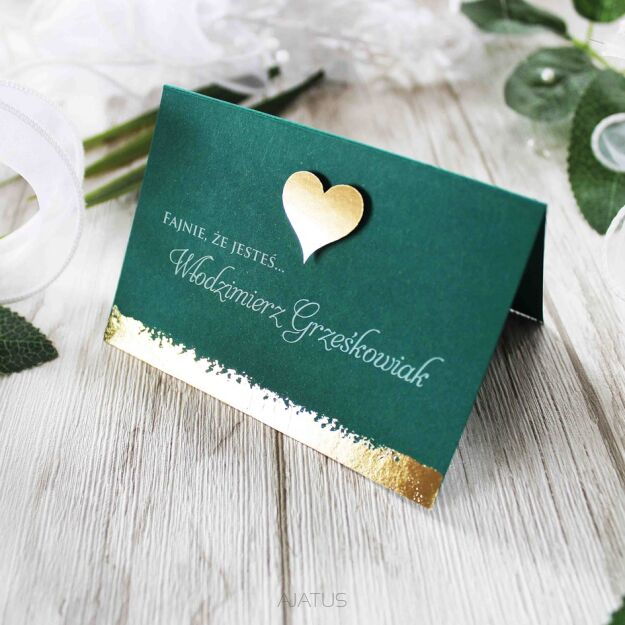 Winietki Seria JKZ GLAMOUR ZŁOTE SERCE 3D