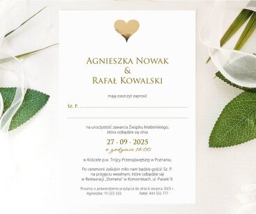 JKZ A6 ZŁOTE SERCE 3D