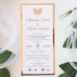 JKZ DL ZŁOTO MOTYL 3D