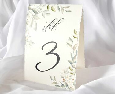 Numery Stołów SZARPANE Z-2