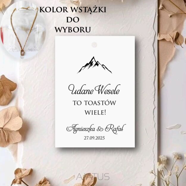 Zawieszki na alkohol GÓRY ECO/ZŁOTO/SREBRO