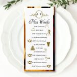 PLAN WESELA ORNAMENT INICJAŁY ZŁOTO/ECO - 2