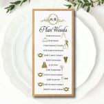 PLAN WESELA ORNAMENT INICJAŁY ZŁOTO/ECO - 3