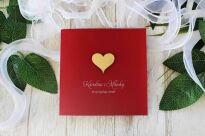 KW NW-116 ZŁOTE SERDUSZKO BORDO - 2