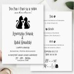 ZAPROSZENIA FORMAT B6 KOTKI-3 - 2