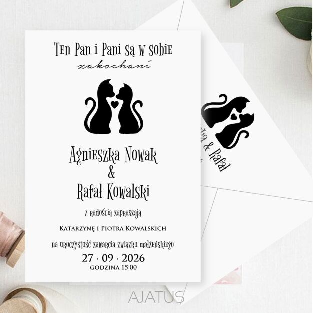 ZAPROSZENIA FORMAT B6 KOTKI-3