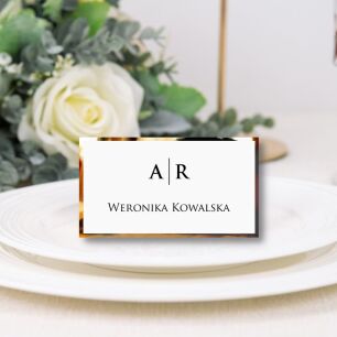 Winietki INICJAŁY ZŁOTE /SREBRNE