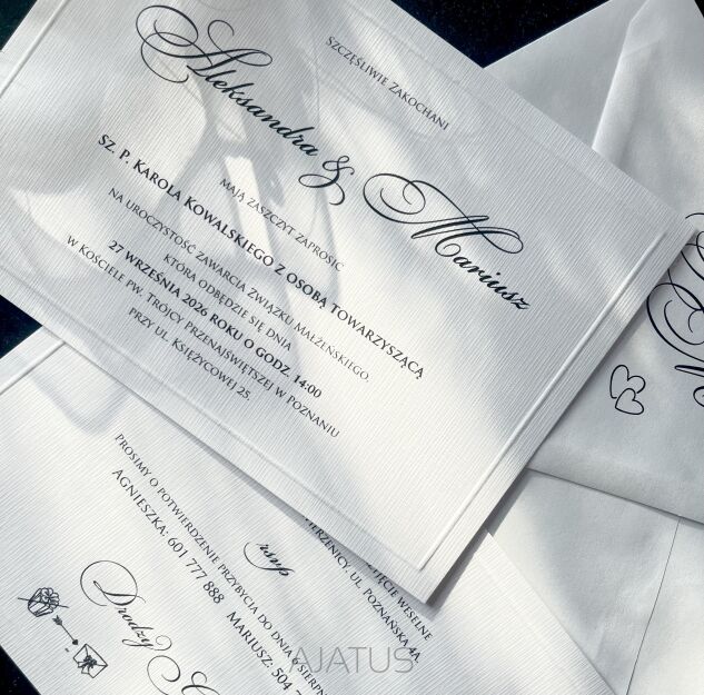 B6 RAMKA TŁOCZONA DWIE KARTY