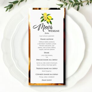 MENU CYTRYNY ZŁOTO/SREBRO