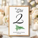 Numery Stołów PAPROĆ ZŁOTO/SREBRO/ECO - 3