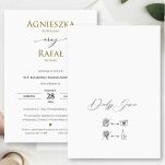 ZAPROSZENIA FORMAT B6 WZ1 - 3